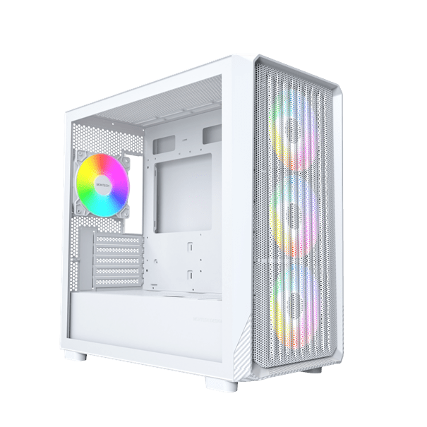 Корпус Montech X5M (W) Micro-ATX/Mini-ITX 1xUSB3.0 1xUSB2.0 1xType-C 1xAudio Белый