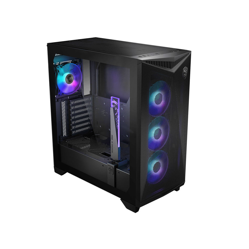 Компьютерный корпус MSI MPG GUNGNIR 300R AIRFLOW E-ATX/ATX/mATX/Mini-ITX, 3xUSB 3.2, ARGB Black