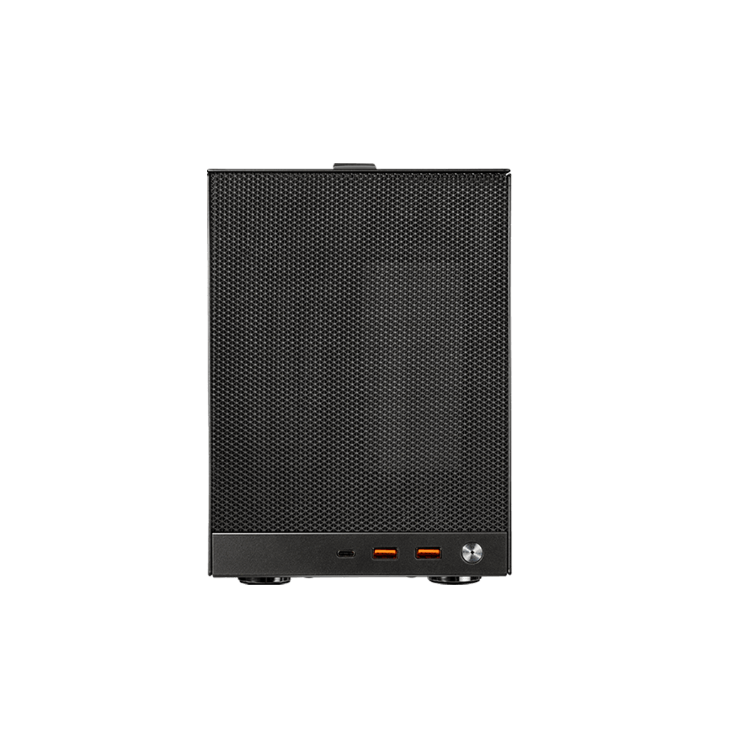 Корпус PCCooler K101 MESH GY 3F ITX 2xUSB3.0, 1xUSB-C, 3xFans, 1x3.5", 4x2.5" Grey