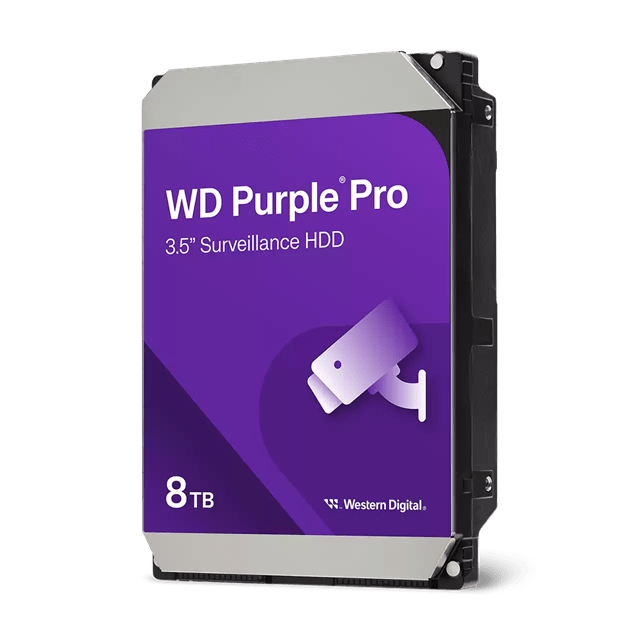 Жесткий диск для видеонаблюдения HDD  8Tb Western Digital Purple SATA3 256Mb 7200rpm 3,5" WD8002PURP