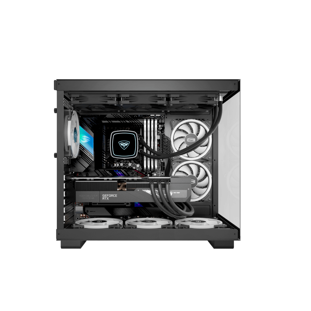 Корпус PCCooler C3T500 ARGB BK ATX/MATX/ITX USB3.1 Gen 2 Type-C USB3.0 USB2.0 Black
