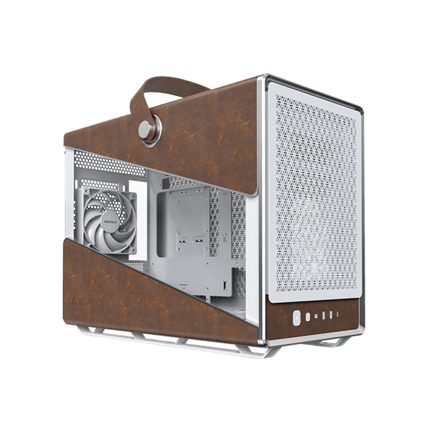 Корпус Montech Heritage PRO (W) Micro-ATX/Mini-ITX (Back-Connected MB) 2xUSB 1xType-C 1xAudio Белый