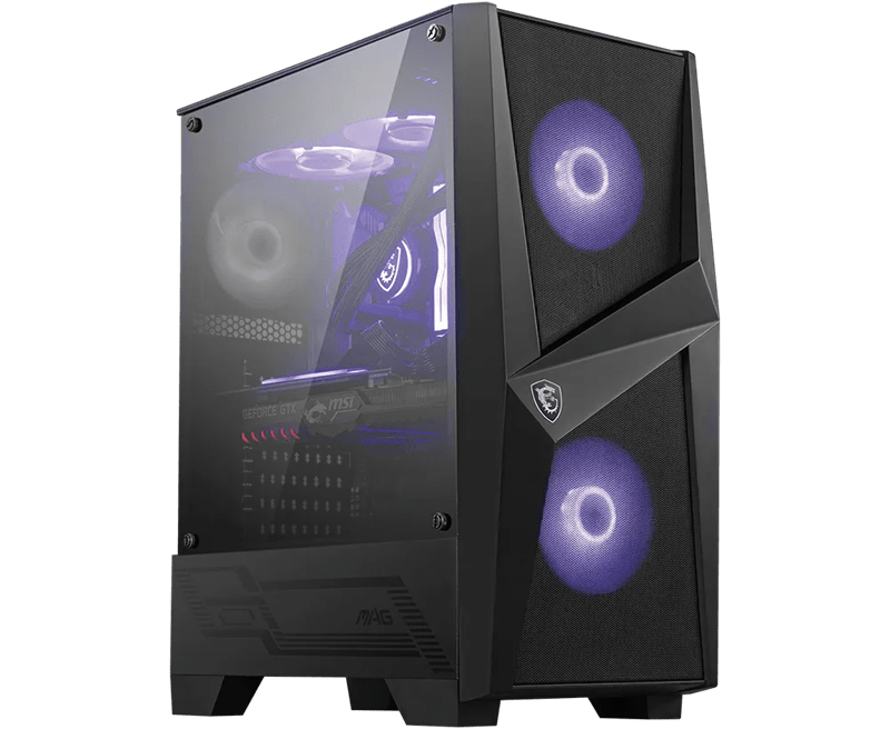 Компьютерный корпус MSI MAG FORGE 100M ATX/mATX/Mini-ITX 2x3.5", 3x2.5", 2xUSB 3.2 Gen1, Audio, Mic