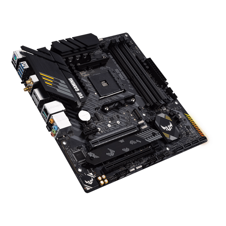 Материнская плата ASUS TUF GAMING B550M-PLUS WIFI II AM4 4xDDR4 4xSATA3 RAID 2xM.2 HDMI DP mATX