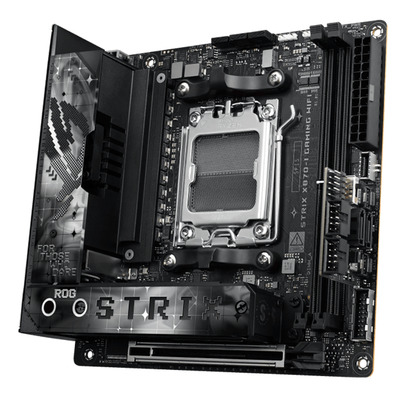 Материнская плата ASUS ROG STRIX X870-I GAMING WIFI AM5 2xDDR5 2xSATA RAID 2xM.2 HDMI WiFi Mini-ITX