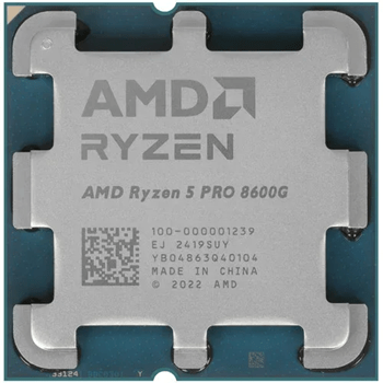 Процессор AMD Ryzen 5 PRO 8600G 4,3ГГц (5,0ГГц Turbo) AM5 6/12 L2 6Mb L3 16Mb 65W 100-000001239