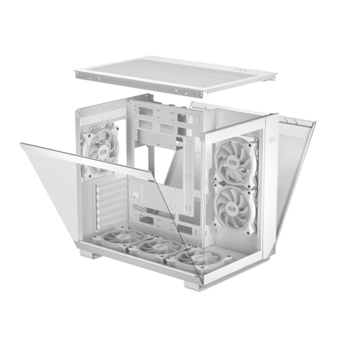 Корпус PCCooler C3T500 ARGB WH ATX/MATX/ITX USB3.1 Gen 2 Type-C, USB3.0, USB2.0 White