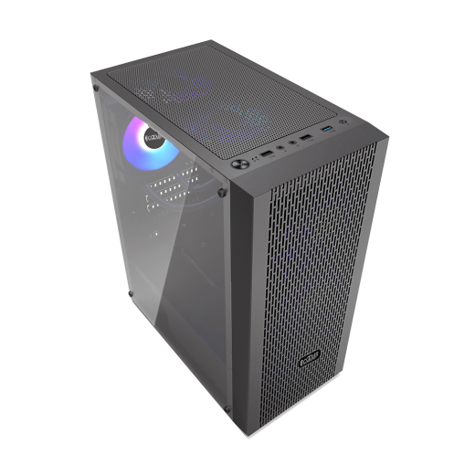 Корпус PCCooler MA100 MESH BK ATX/M-ATX/ITX USB3.0, 2xUSB2.0 Black