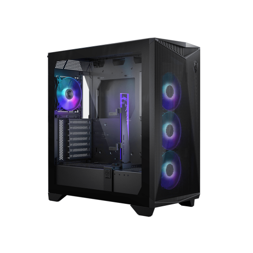 Компьютерный корпус MSI MPG GUNGNIR 300R AIRFLOW E-ATX/ATX/mATX/Mini-ITX, 3xUSB 3.2, ARGB Black
