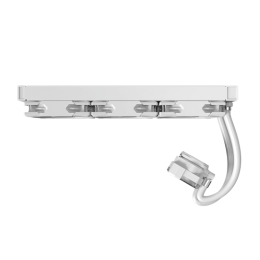 Водяное охлаждение для CPU Montech HyperFlow Silent 360 (W) TDP 350W 3x120 115x-1851/AM3-AM5 White