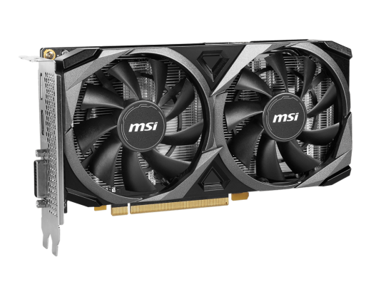 Видеокарта MSI GeForce RTX 3050 VENTUS 2X XS 8G OC, 8G GDDR6 DVI HDMI DP RTX 3050 VENTUS 2X XS 8G OC