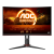 Монитор Игровой 27" AOC C27G2Z3/BK/01 VA 1920x1080 1500R 280Hz 1мс 300кд/м 3000:1 2xHDMI 1xDP Black