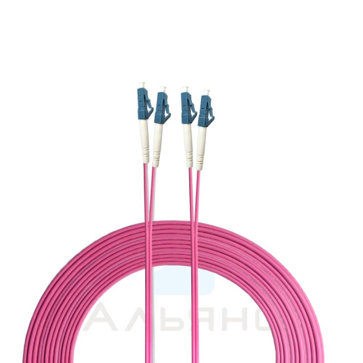 Патчкорд LC/UPC-LC/UPC   2мм MM 50/125 OM4 Duplex - 1 м