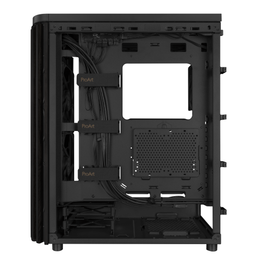 Корпус ASUS PROART PA401 WOOD METAL PWM BLACK ATX 90DC00M0-B39010