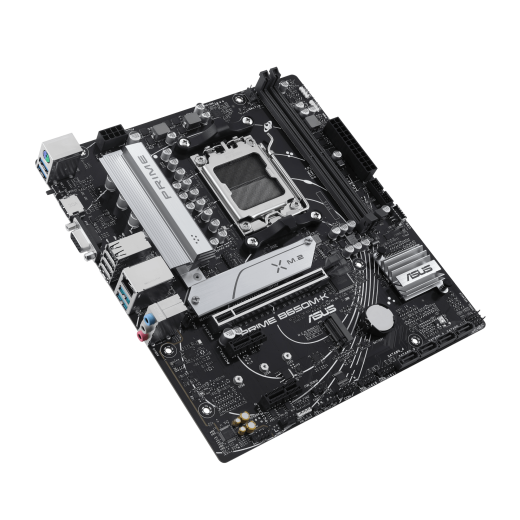 Материнская плата ASUS PRIME B650M-K AM5 2xDDR5 4xSATA3 RAID 2xM.2 VGA HDMI DP mATX
