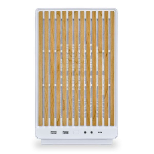 Корпус Lian Li A3-mATX W-W mATX/ITX G99.A3W-WD.00 БП ATX/SFX/SFX-L, LIAN LI Edge PSU, Белый-Дерево