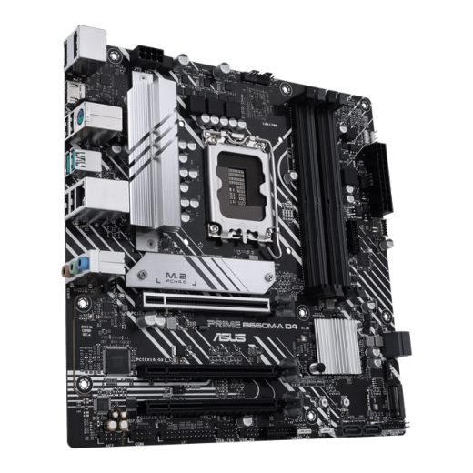 Материнская плата ASUS PRIME B660M-A D4-CSM, LGA1700 B660 4xDDR4 4xSATA3 2xM.2 RAID 2xHDMI 1xDP mATX