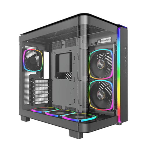 Корпус Montech KING 95 PRO (B) ATX/Micro-ATX/Mini-ITX 2xUSB3.0 1xType-C 1xAudio 1xMic Черный