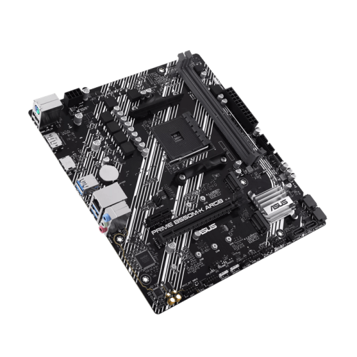 Материнская плата ASUS PRIME B550M-K ARGB AM4 2xDDR4 4xSATA3 RAID 2xM.2 HDMI DP mATX 1 Type-C