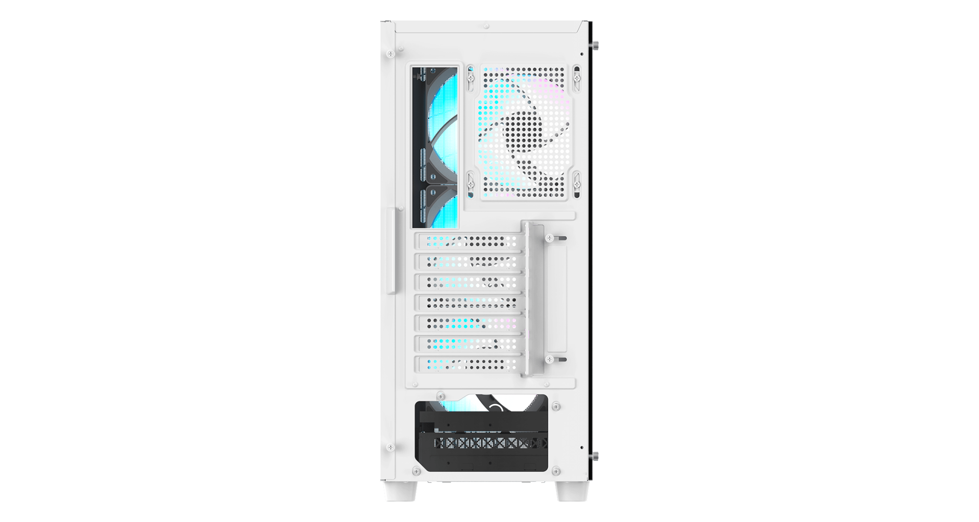 Корпус Ocypus Gamma C70 WH ARGB ATX/mATX/ITX 2xUSB Белый Gamma-C70-WHG400XX-GL