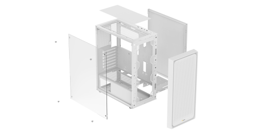 Корпус Ocypus Gamma C50 WH mATX/ITX 3xUSB Белый Gamma-C50-WHG000XX-GL