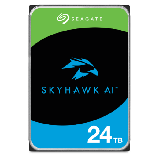 Жесткий диск для видеонаблюдения 24Tb Seagate SkyHawk AI 256Mb 7200rpm SATA3 3.5" ST24000VE002