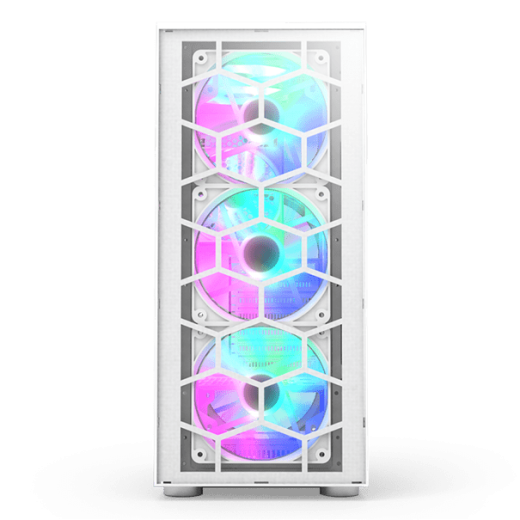 Корпус Montech X3 GLASS (W) ATX/Micro-ATX/Mini-ITX 1xUSB3.0 2xUSB2.0 1xAudio 1xMic Белый