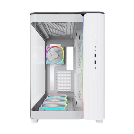 Корпус Montech KING 95 PRO (W) ATX/Micro-ATX/Mini-ITX 2xUSB3.0 1xType-C 1xAudio 1xMic Белый