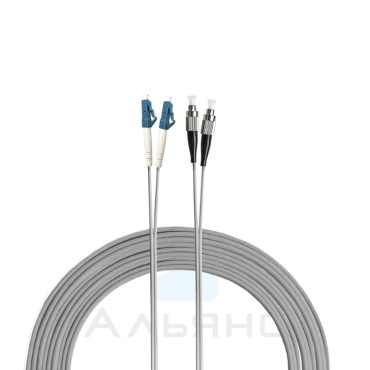 Патчкорд LC/UPC-SC/UPC   2мм MM 62,5/125 OM1 Duplex - 3 м