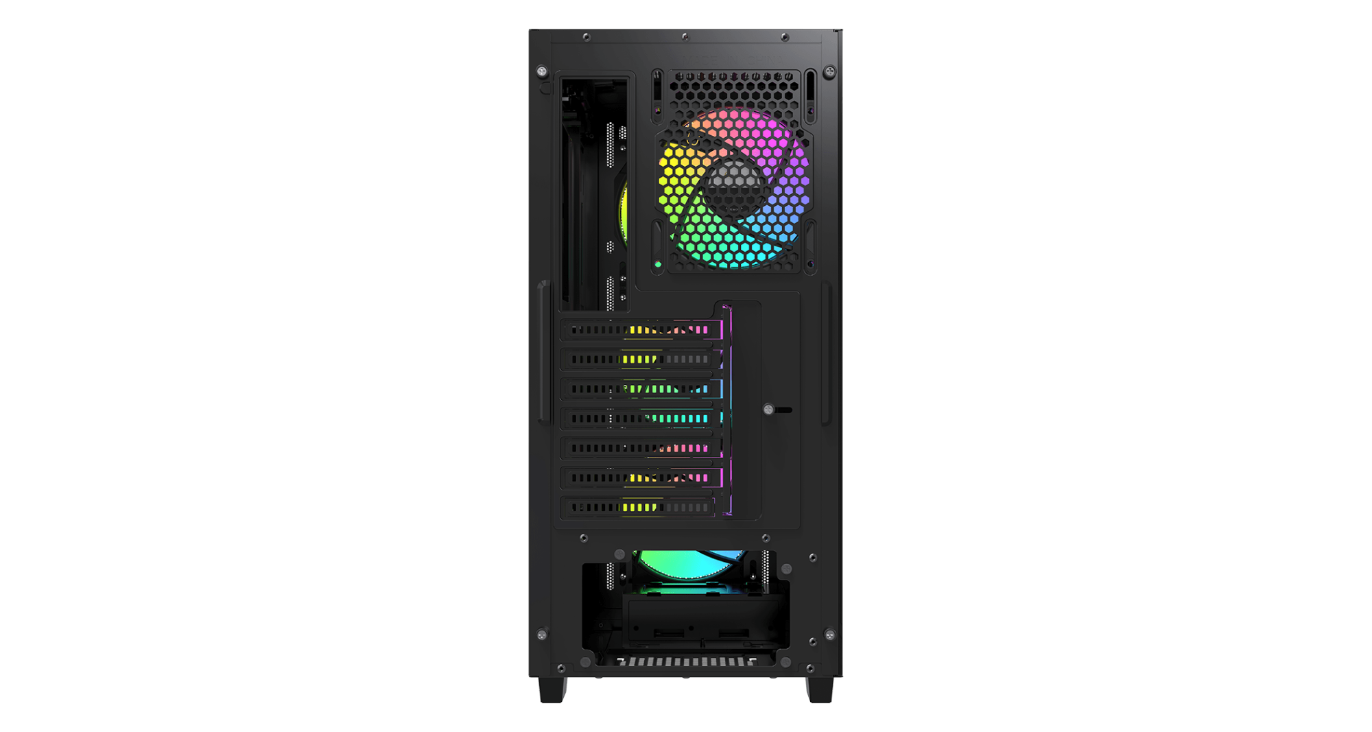 Корпус Ocypus Gamma C60 BK ARGB ATX/mATX/ITX 3xUSB Черный Gamma-C60-BKG400XX-GL