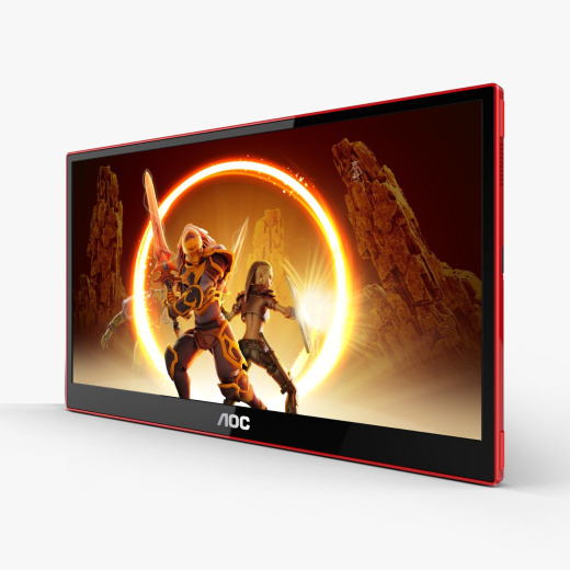 Монитор портативный AOC 15,6" 16G3 IPS 1920x1080 144Hz 4ms 250cd/m 1000:1 2xUSB-C 1xMicroHDMI