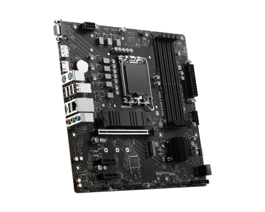 Материнская плата MSI PRO B760M-P DDR4 LGA1700 4xDDR4 4xSATA3 RAID 2xM.2 VGA HDMI DP mATX