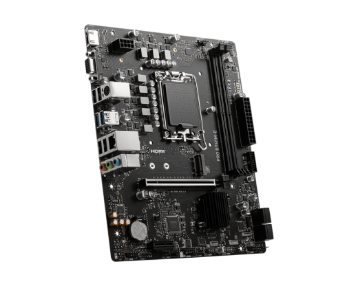 Материнская плата MSI PRO B760M-E LGA1700 2xDDR5 4xSATA3 M.2 VGA HDMI mATX