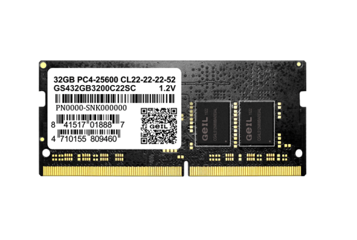 Оперативная память для ноутбука  8GB GEIL DDR4 2400MHz SO-DIMM PC4-19200 1.2V GS48GB2400C17S