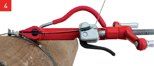 Бугель (скрепа) оцинкованная