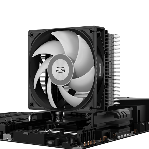Вентилятор для процессора PCCooler RT400 ARGB BK TDP 240W 4-pin 18XX/1700/1200/AM5/AM4 Черный