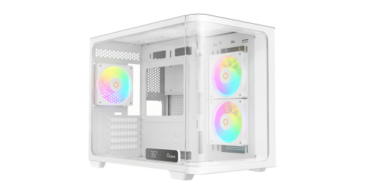 Корпус Ocypus Iota C50 WH Curve ARGB Digital mATX/ITX 2xUSB Type-C Белый Iota-C50-WHD300CD-GL