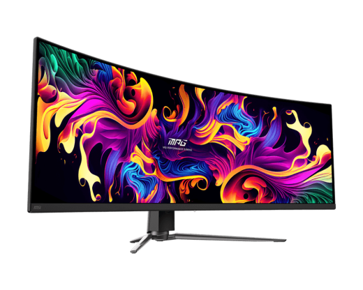 Монитор 49" MSI MPG 491CQP QD-OLED 5120x1440 144Hz 1800R 0.03ms 1.5млн:1 2xHDMI 1xDP 4xUSB