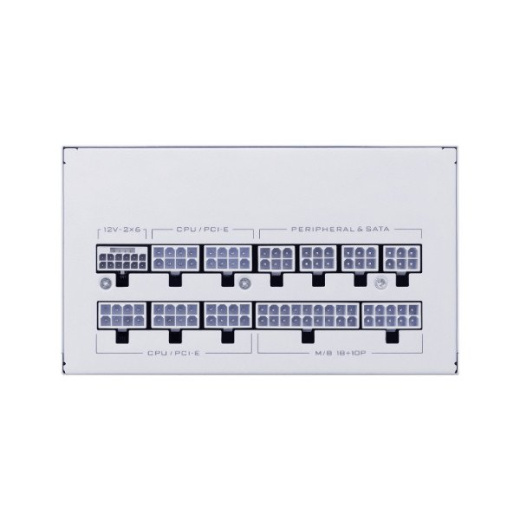 Блок питания Lian Li  850W, SX0850P, Full Modular, 80+ PLATINUM, КПД 94%, Белый, G9P.SX0850P.W000.EU
