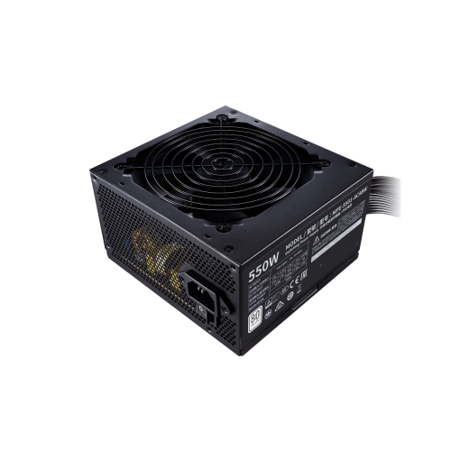Блок питания CoolerMaster  550W, MWE 550 White 230V - V2, Non Modular, КПД 85%, MPE-5501-ACABW-EU