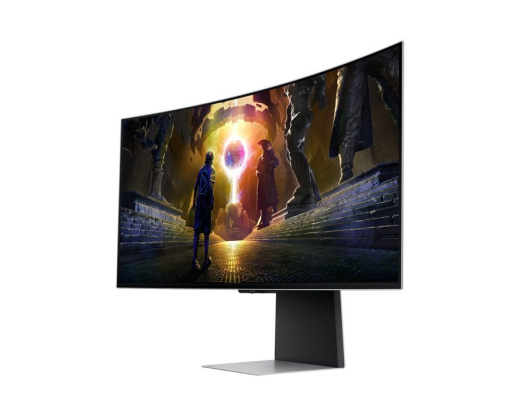 Монитор 34" SAMSUNG LS34DG852SIXCI OLED 3440x1440 175Hz 0.03мс 250кд/м2  Curved 2xDMI 1xDP 2xUSB3.0