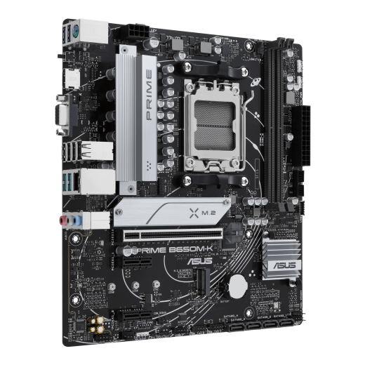 Материнская плата ASUS PRIME B650M-K AM5 2xDDR5 4xSATA3 RAID 2xM.2 VGA HDMI DP mATX
