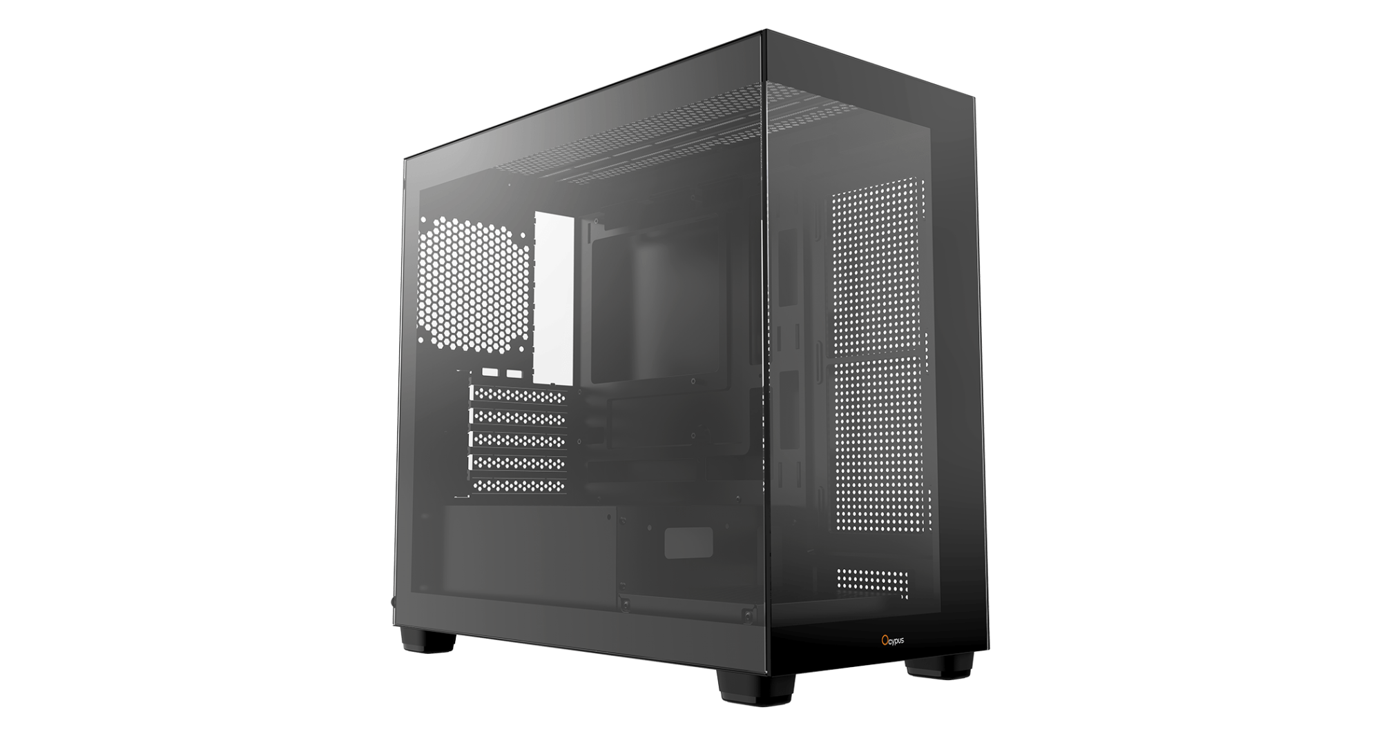 Корпус Ocypus Gamma C52 BK mATX/ITX 3xUSB Черный Gamma-C52-BKD000XX-GL