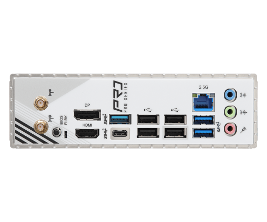 Материнская плата ASRock A620AM PRO RS WIFI AM5 4xDDR5 2xSATA3 RAID 3xM.2 Type-C HDMI DP WiFi6E mATX
