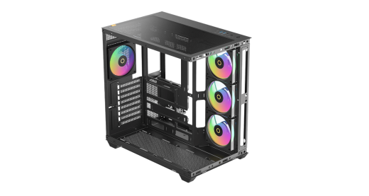 Корпус Ocypus Gamma C74 BK ARGB ATX/mATX/mini-ITX 2xUSB3.0 1xType-C Черный Gamma-C74-BKD400XX-GL
