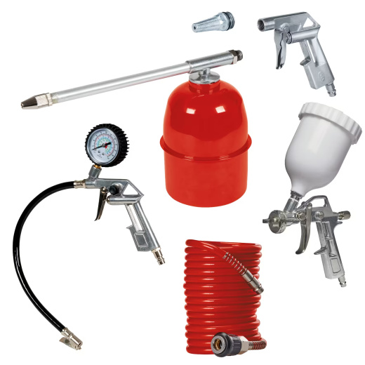 Набор аксессуаров для компрессора. 5 предметов Einhell accessory set 5 pcs. (4132720)