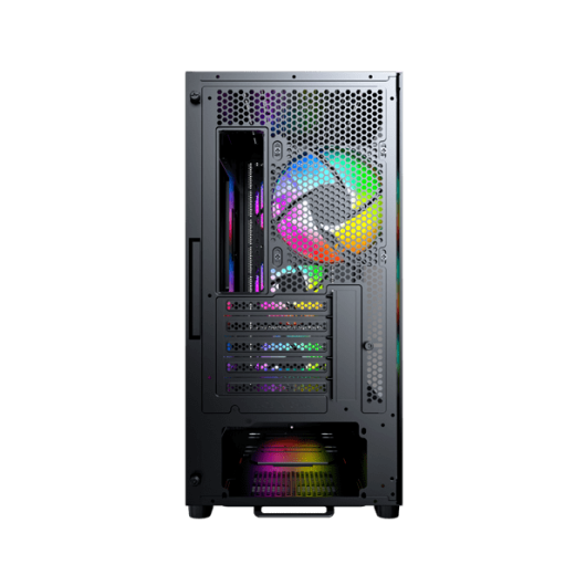Корпус Montech X5M (B) Micro-ATX/Mini-ITX 1xUSB3.0 1xUSB2.0 1xType-C 1xAudio Черный