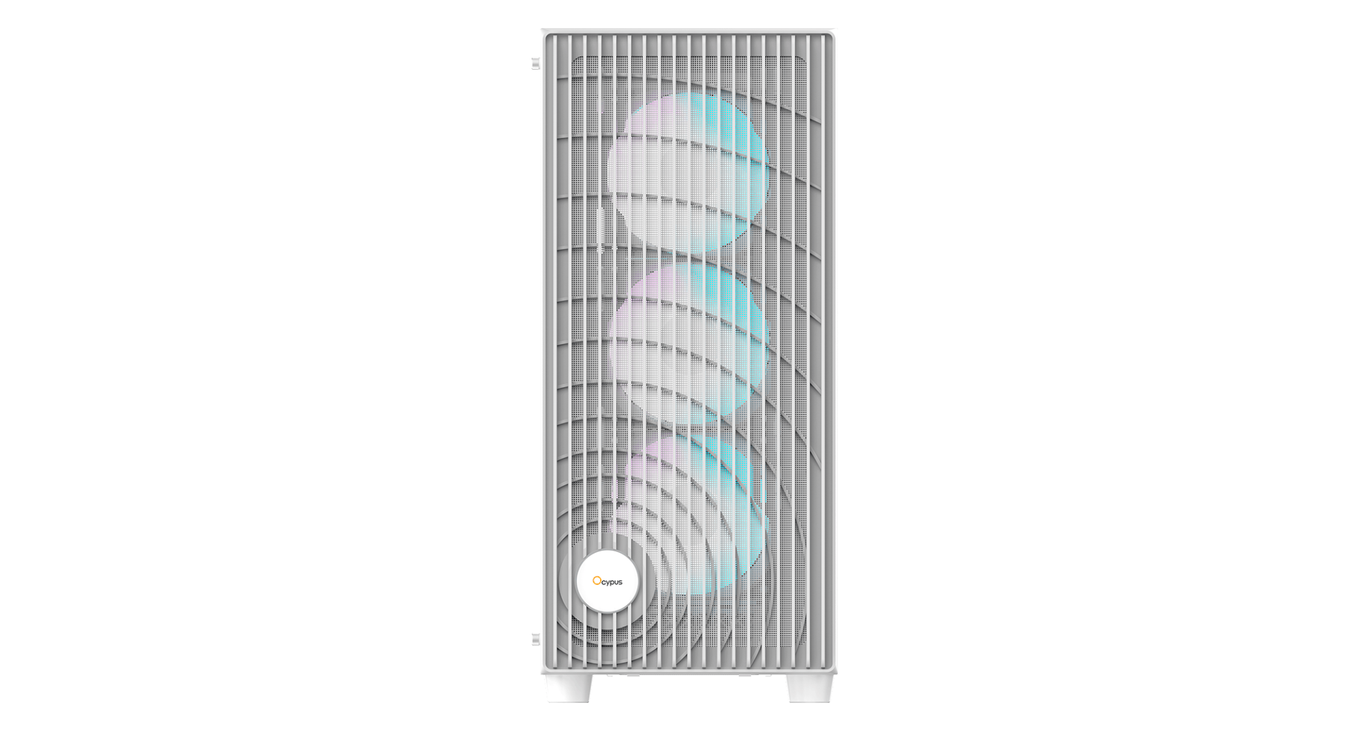 Корпус Ocypus Gamma C70 WH ARGB ATX/mATX/ITX 2xUSB Белый Gamma-C70-WHG400XX-GL