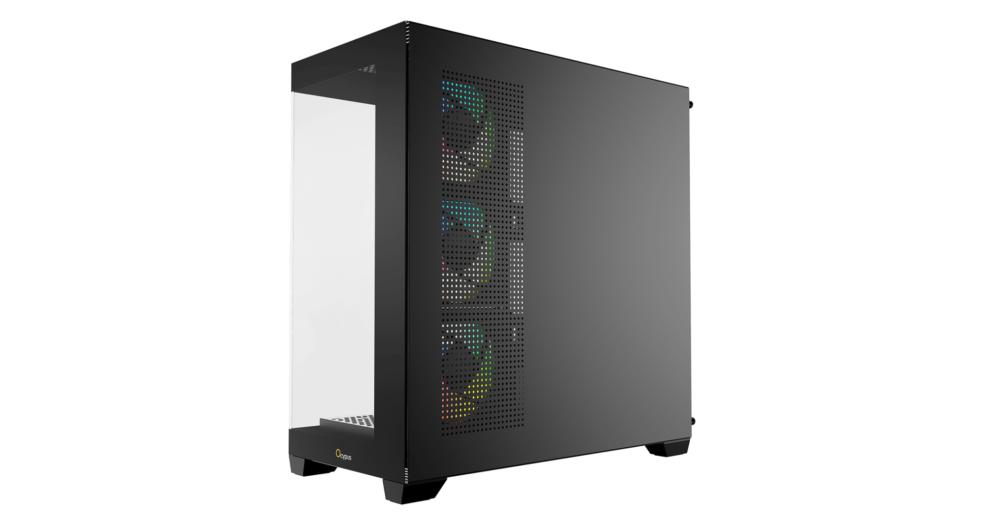 Корпус Ocypus Gamma C72 BK ARGB ATX/mATX/ITX 3xUSB Черный Gamma-C72-BKD400XX-GL