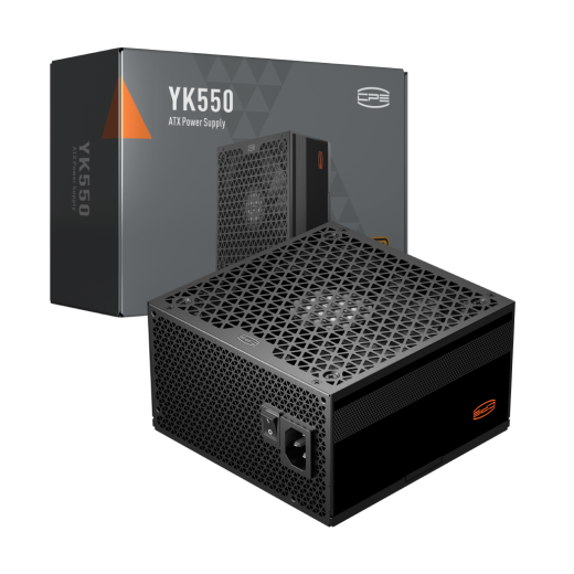 Блок питания PCCooler  550W, YK550, Non Modular, 80+ BRONZE, ≥86.5%, Fan 135mm, Черный, P5-YK550-B1F